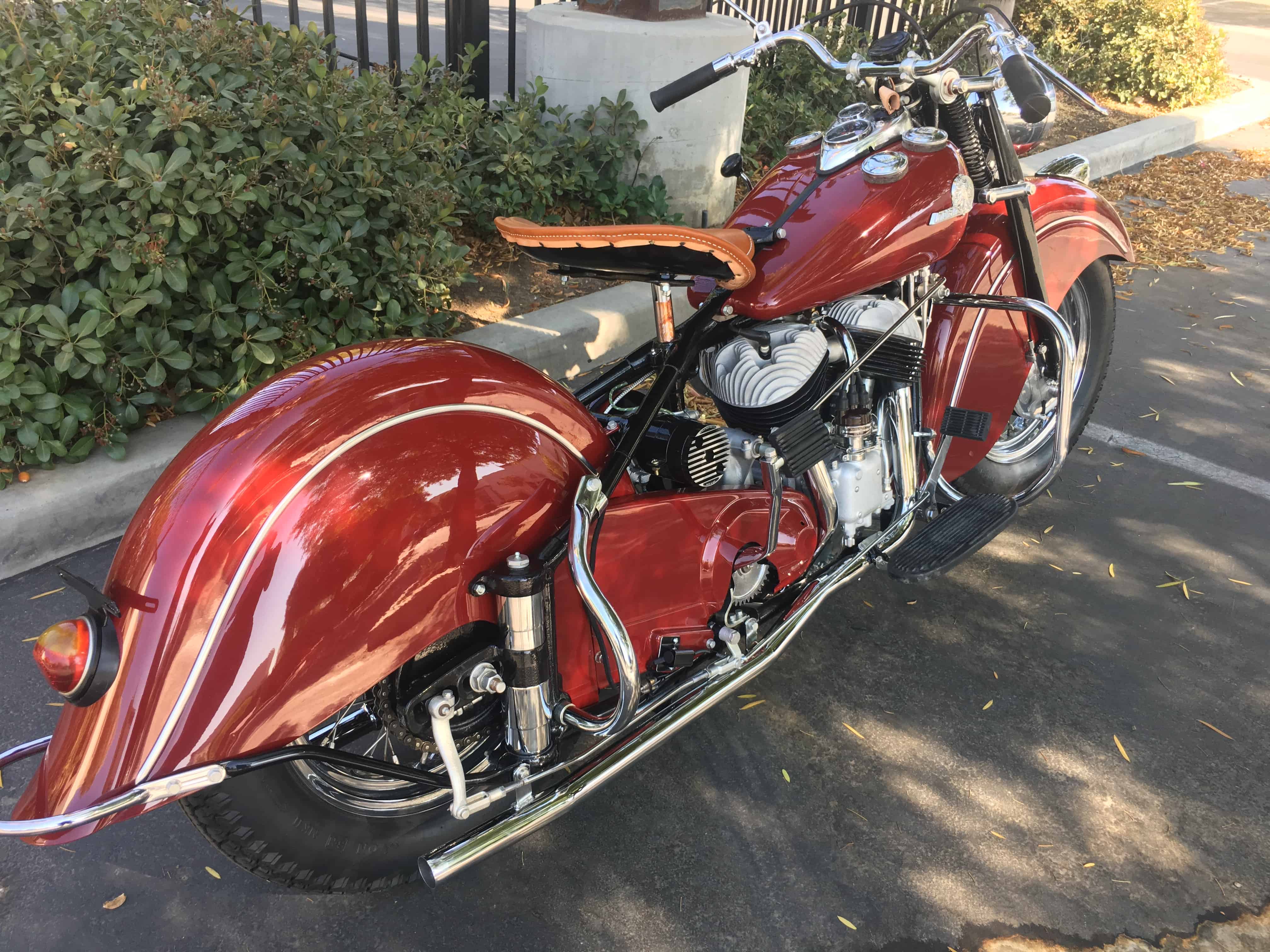 1946 Restored Indian Chief For Sale - Starklite Indian Motorcycles