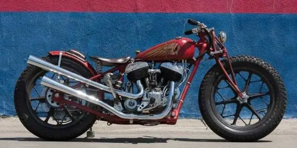 Go Takamine’s Brat-Style 1941 Indian Chief - Vintage Indian Motorcycle Parts &Amp; Accessories